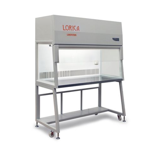 Cabine de laboratório - BAVnp-01-“Laminar-S.”-1,5 LORICA - LAMSYSTEMS - para riscos biológicos / de piso / HEPA