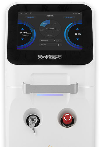 Laser para dermatologia - Iris Pi - Bluecore Company - Nd:YAG / com carrinho