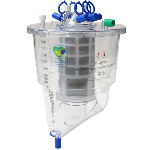 Reservatório venoso de cardiotomia para adulto - 2000 - Braile Biomedica