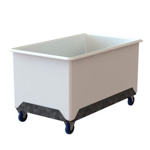 Carrinho coletor de lixo - SRT650 - Rotoplas - de acondicionamento / em aço inoxidável / com compartimentos