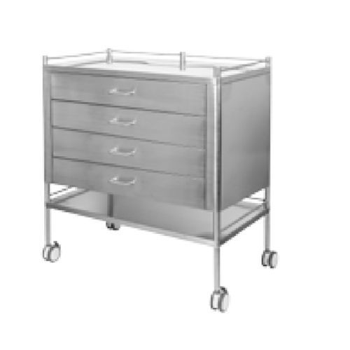 Carrinho hospitalar - JT4090 - Juvo Solutions - para uso geral / para curativos / em aço inoxidável