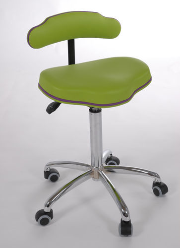 Mocho odontológico - AMAZONE  - MEUNIER CARUS MEDICAL - com altura regulável / com rodízios / com encosto
