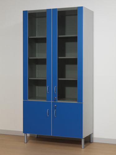Armário para hospital - Missaglia Spa - com prateleiras / com 4 portas