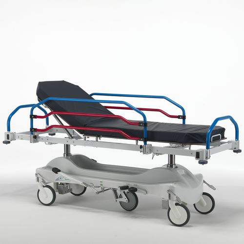 Carro-maca de emergência - MX1/MX2 - Adjustable/fixed height transport stretchers - Missaglia Spa - de transporte / hidráulico / com altura regulável
