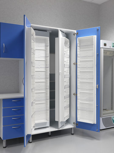 Armário para hospital - Missaglia Spa - com prateleiras / com porta / modular