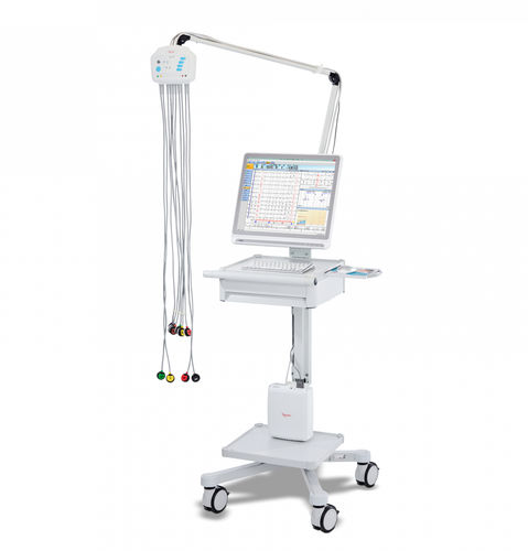 Eletrocardiógrafo para ECG em repouso - AMEDTEC Medizintechnik - de 12 canais / para computador