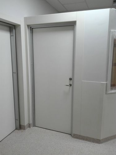 Porta de proteção radiológica - UJ series - BETA AntiX - para hospital / de correr / de abrir