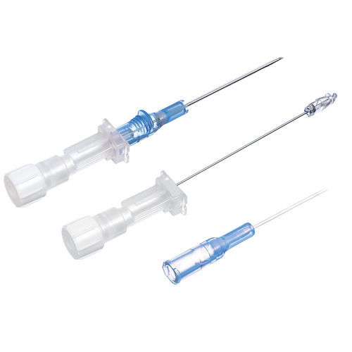 Cânula de acesso vascular - Polymed Polywin Safety - GBUK Group - reta / descartável