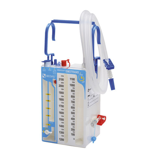 Kit de drenagem pleural - Redax Emotrans - GBUK Group - para adulto / com 2 câmaras / graduado