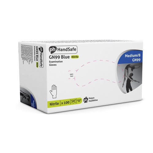 Luvas nitrílicas - GN99 - Polyco Healthline - hospitalar / sem pó / não estéril
