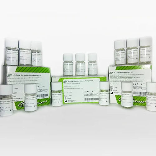 Kit de reagentes em solução - HTI Medical Inc. - para controle de qualidade / para análise da coagulação / de fibrinógeno