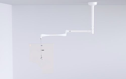 Biombo de proteção radiológica de raios X - Rego X-ray - de teto / 0,50 mm