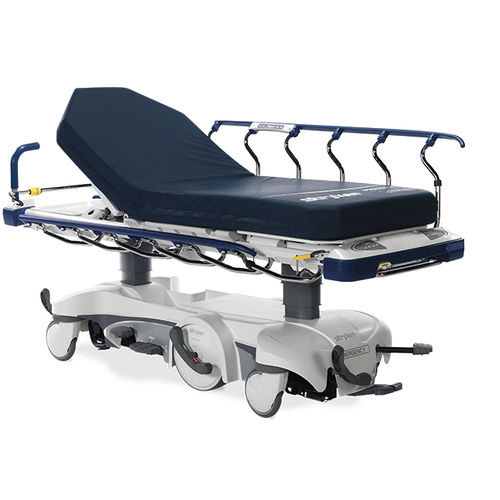 Carro-maca de transporte - Prime Series  - Stryker Acute Care - elétrico / com altura regulável / reclinável