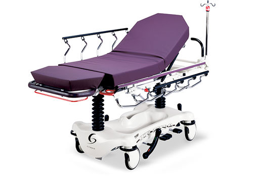 Carro-maca para ginecologia - Gynnie  - Stryker Acute Care - de transporte / manual / com altura regulável