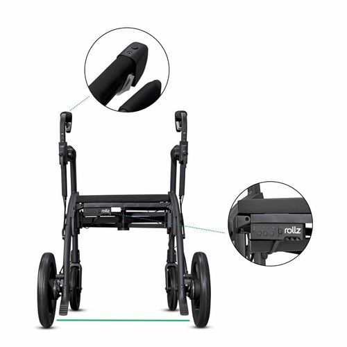 Andador com rodas de 4 rodas - Motion Rhythm - Rollz - com apoio de braços