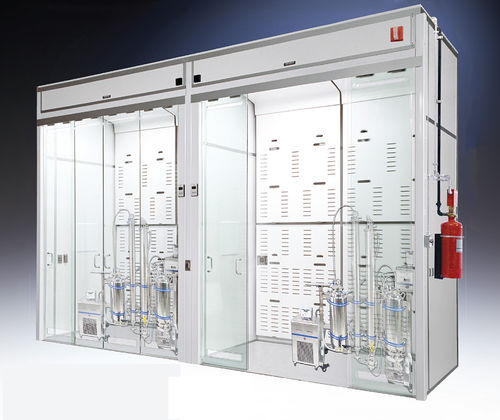 Cabine química - UniMax - HEMCO - de laboratório / de dimensões walk-in / modular