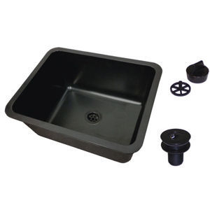 Pia para laboratório - 42021 - HEMCO - com 1 posto / em aço inoxidável / de resina