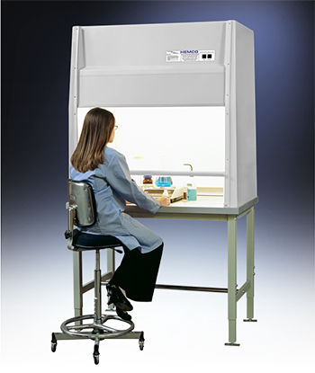 Capela química - 92025	 - HEMCO - de laboratório / de piso / de carvão ativado