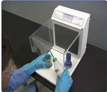 Capela química - MicroFlow I  - HEMCO - de laboratório / de bancada / de carvão ativado