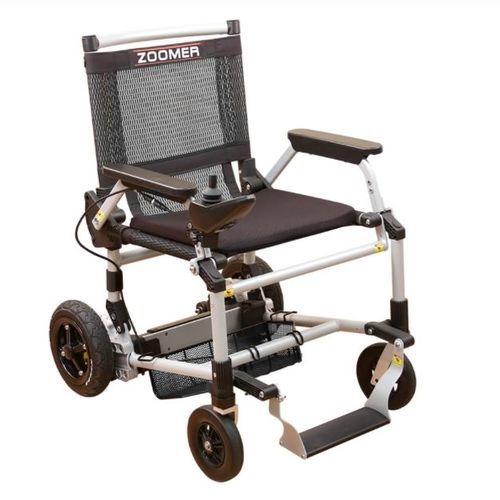 Cadeira de rodas elétrica - Zoomer - Zinger Chair - para ambientes externos / para ambiente interno / dobrável