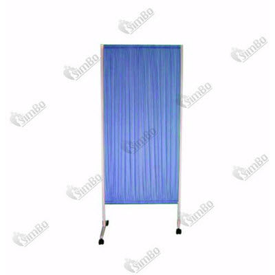 Biombo hospitalar com rodízios - ShM1 - Ltd. Norma-Trade - 1 face / com cortina