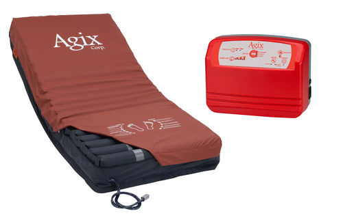 Colchão para cama hospitalar - 4 - AGIX Corporation - de pressão alternada / 90x200 cm / tubular
