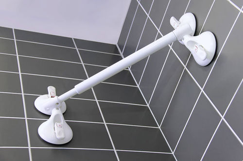 Barra de apoio para banheiro - Quattro Plus - ROTH MOBELI GmbH - de parede / em aço inoxidável / horizontal