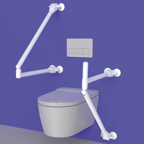 Barra de apoio para banheiro - 1302166 - ROTH MOBELI GmbH - para vaso sanitário / em aço inoxidável