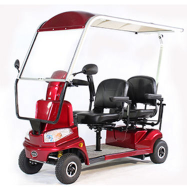 Scooter elétrica de mobilidade reduzida - 4033B - Shanghai Wisking Electric Machine - de 4 rodas / de 2 lugares / com cabine