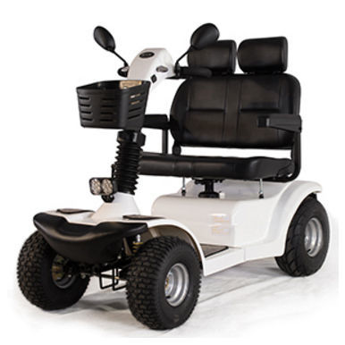 Scooter elétrica de mobilidade reduzida - 4031 Golf - Shanghai Wisking Electric Machine - de 4 rodas / de 2 lugares / com cesta