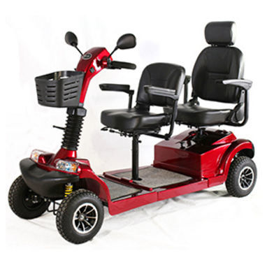 Scooter elétrica de mobilidade reduzida - 4029B - Shanghai Wisking Electric Machine - de 4 rodas / de 2 lugares / com cesta