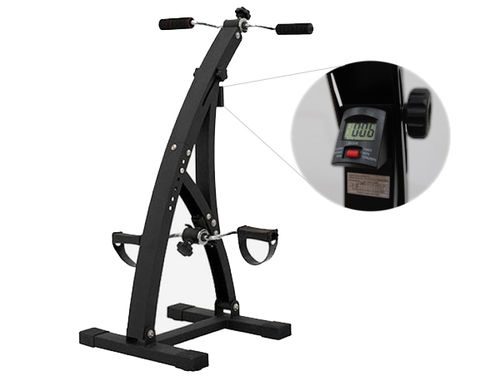 Pedal exercitador para braços e pernas - Dr. Q Dual Bike - Qmobility - em posição em pé