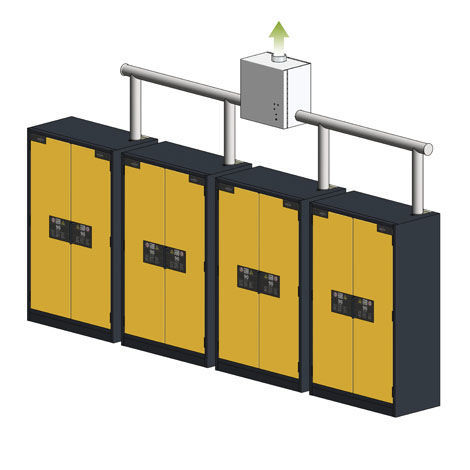 Sistema de ventilação modular - HF.EA.8678 - asecos