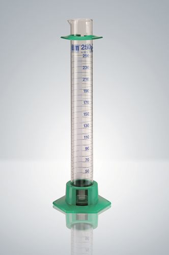 Proveta em material plástico - 22701 series - Hirschmann - graduada