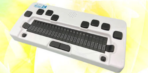Bloco de notas eletrônico Braille com Bluetooth - Seika mini24 - Nippon Telesoft