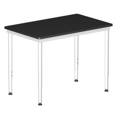 Mesa de laboratório - Air Master Systems Corporation - dobrável / com rodízios / de altura regulável