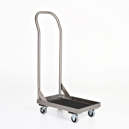 Carrinho de acondicionamento - MCM-145 - Mid Central Medical - hospitalar / de transporte / em aço inoxidável