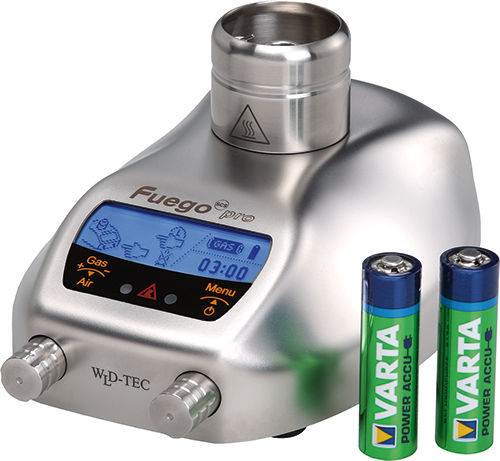 Queimador de laboratório - Fuego SCS pro - WLD-TEC - com bateria / a gás