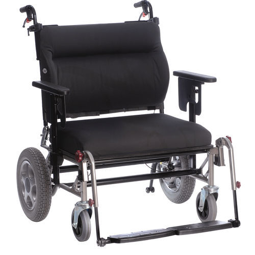 Cadeira de rodas passiva - 450 F - Alu Rehab - para pessoas obesas / para ambientes externos / para ambiente interno