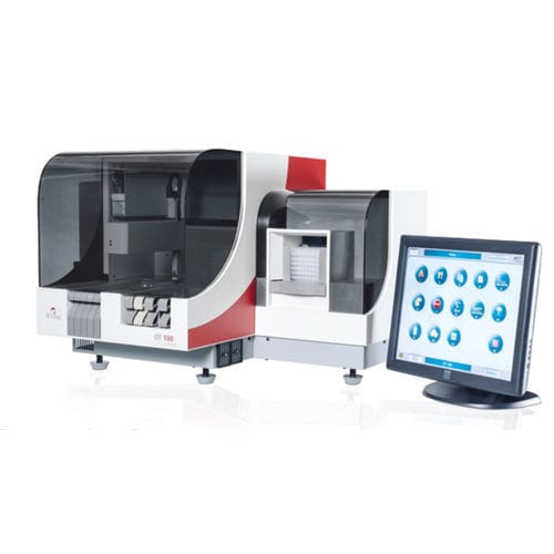 Analisador de coagulação totalmente automatizado - DT 100 - Tcoag - de 4 canais / óptico / de bancada