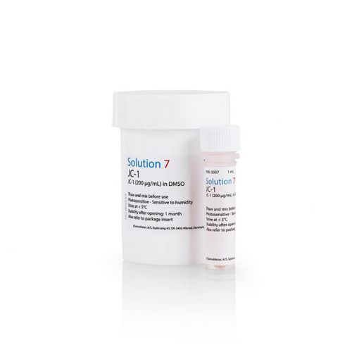 Reagente solução de coloração - JC-1 - Chemometec - para pesquisa / de apoptose