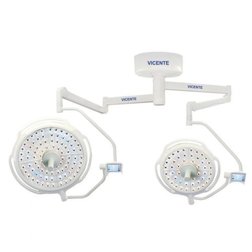 Foco cirúrgico de teto - VICENTE - Shandong Mingtai Medical Equipment Group - de LED / 2 braços / com monitor