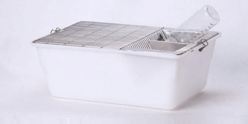 Gaiola veterinária para roedores - Meditech Technologies India - modular / em polipropileno