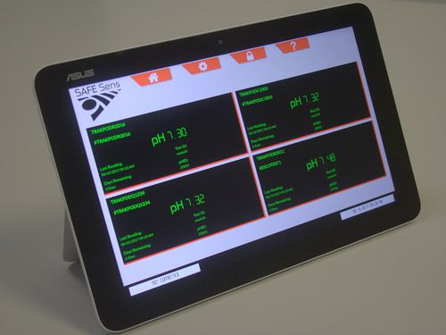 Sistema de monitoramento de pH - SAFE Sens - Hamilton Thorne - para incubadora de laboratório / contínuo / automático