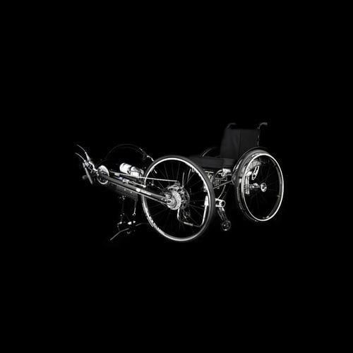 Kit de motorização para cadeiras de rodas elétrico - CHALLENGER - Alois Praschberger - dianteiro