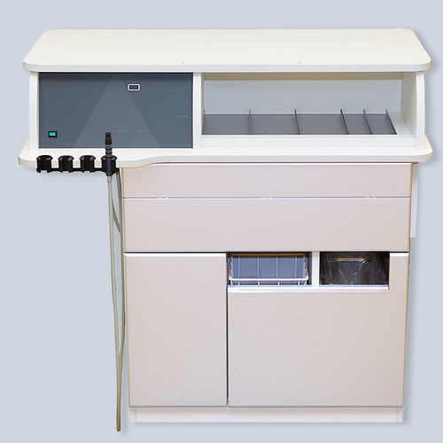 Estação de trabalho de ORL - 750  - Collin - com prateleiras / com sistema de higienização / compacta
