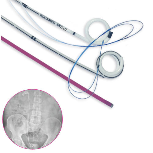Stent ureteral JJ Soft ROCAMED em poliuretano / em nitinol
