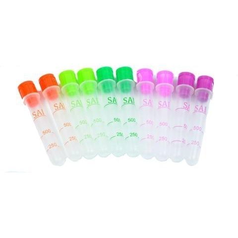 Tubo de coleta veterinário - Micro500 - SAI Infusion Technologies - cilíndrico / de sangue / heparina de lítio