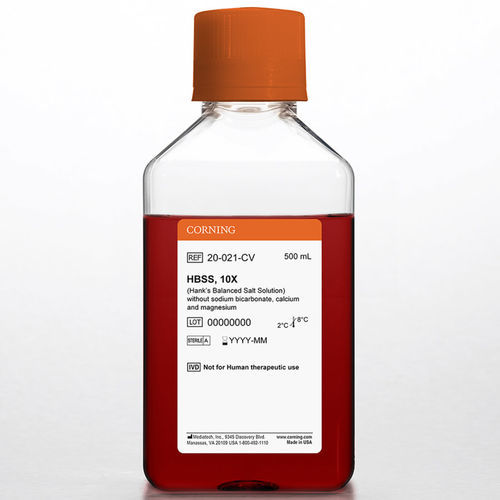 Reagente HBSS - Hank’s - Corning BV - para pesquisa / líquido / de pH