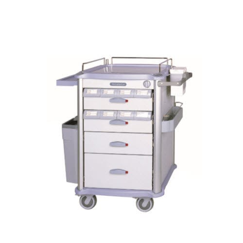 Carrinho hospitalar - ELM-N300 - Elpis Medical - para medicamentos / para distribuição de medicamentos / com lixeira